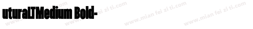 uturaLTMedium Bold字体转换